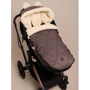 Saco chancelière para silla de paseo XL EARS WOOL KAISER marrón