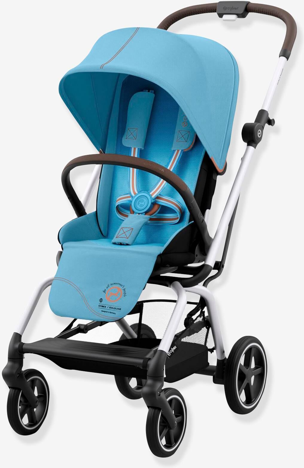 Silla de paseo reversible todoterreno CYBEX Eezy S Twist+ 2 azul