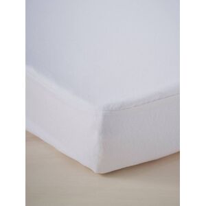 Protector de colchón 4 estaciones tratamiento Bi-ome® antiácaros blanco claro liso