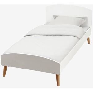 VERTBAUDET Cama infantil LÍNEA CONFETTI blanco/madera