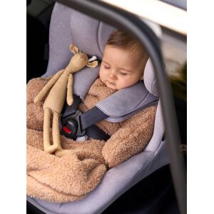 VERTBAUDET Saquito especial silla de coche de microfibra beige medio liso