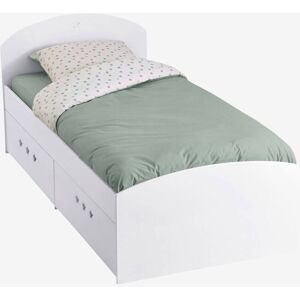 VERTBAUDET Cama fija infantil con cajones LÍNEA SIRIUS blanco