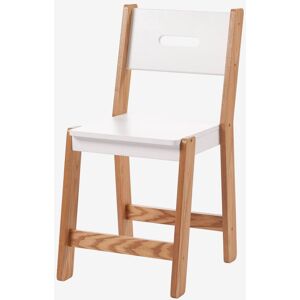 VERTBAUDET Silla educación primaria, asiento Al. 45 cm LÍNEA ARCHITEKT blanco claro bicolor/multicolo