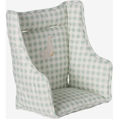 Cojín de silla alta VERTBAUDET cuadros verde Cojín de silla alta VERTBAUDET cuadros verde