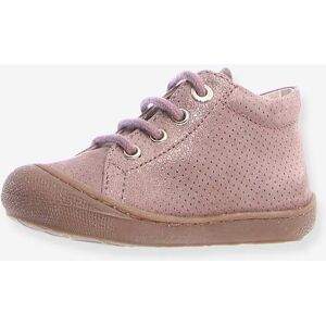 Botines para bebé Cocoon Fantaisie NATURINO® Primeros Pasos rosa claro estampado