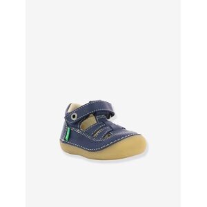 Sandalias de piel para bebé Sushy Originel Softers KICKERS® azul oscuro liso