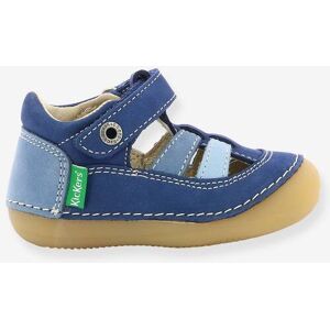 Sandalias de piel para bebé Sushy Originel Softers KICKERS® azul