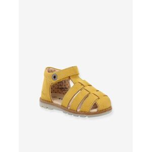 Sandalias de piel Nonopi 927622-10-7 KICKERS® para bebé amarillo