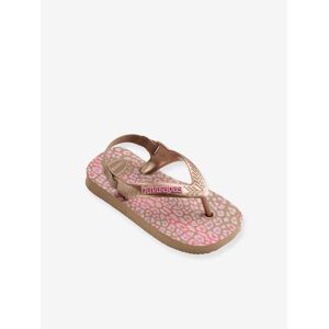 Chanclas Baby Mini me HAVAIANAS® para bebé beige dorado