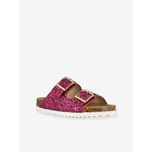 Sandalias con purpurina y lunares COLORS OF CALIFORNIA infantiles fucsia