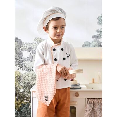 VERTBAUDET Disfraz de cocinero personalizable multicolor VERTBAUDET Disfraz de cocinero personalizable multicolor