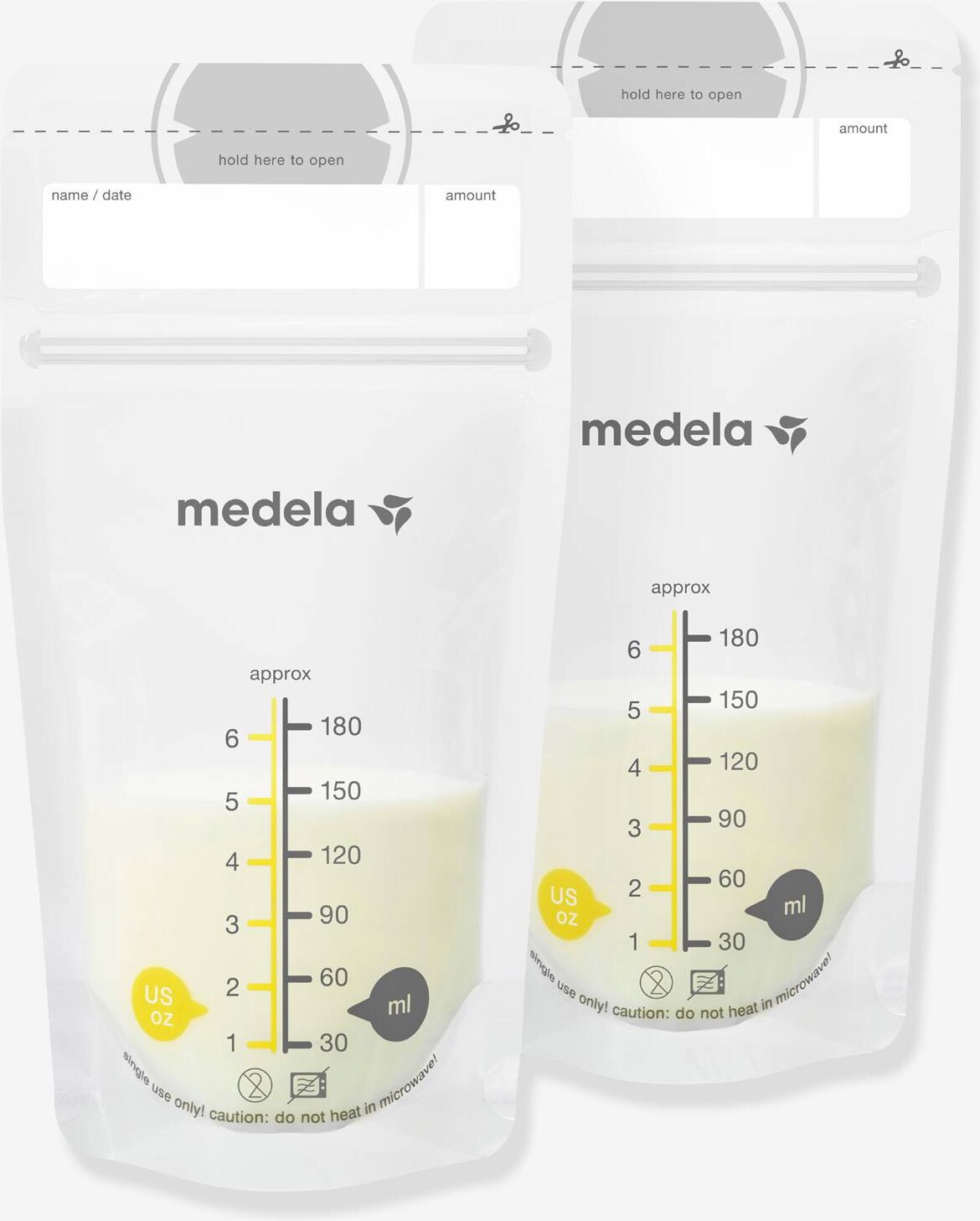 Caja de 25 bolsitas de conserva para leche materna Pump & Save MEDELA no color