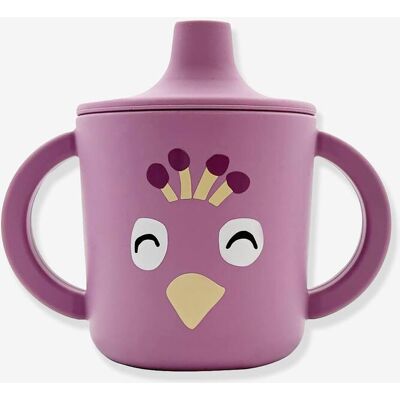 Taza de aprendizaje de silicona - Animal - Trixie malva Taza de aprendizaje de silicona - Animal - Trixie malva