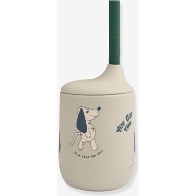 Vaso de silicona con pajita Ellis - LIEWOOD verde pino Vaso de silicona con pajita Ellis - LIEWOOD verde pino