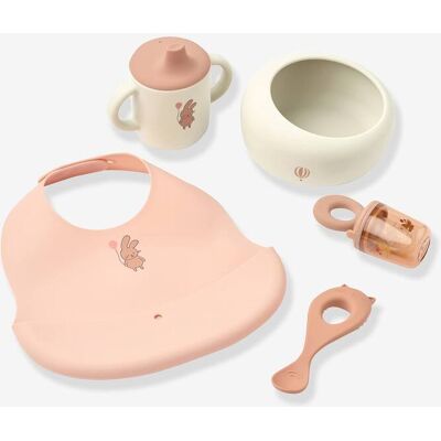 Conjunto de vajilla de silicona Mileah LIEWOOD rosa maquillaje Conjunto de vajilla de silicona Mileah LIEWOOD rosa maquillaje