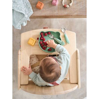 Set de comida de silicona Oso - 6M+ Set de comida de silicona Oso - 6M+