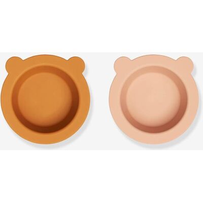 Liewood Peony Cuenco con Ventosa - Pack de 2 - Silicona - M - Vajilla Infantil Liewood Peony Cuenco con Ventosa - Pack de 2 - Silicona - M - Vajilla Infantil
