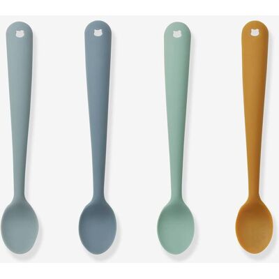 Set de 4 cucharas de aprendizaje Siv - LIEWOOD azul Set de 4 cucharas de aprendizaje Siv - LIEWOOD azul
