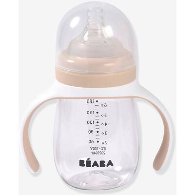 Biberón de aprendizaje 2 en 1 (210 ml) BEABA beige Biberón de aprendizaje 2 en 1 (210 ml) BEABA beige