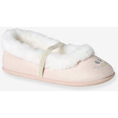 Zapatillas de ballet forradas con forro dorado de VERTBAUDET Zapatillas de ballet forradas con forro dorado de VERTBAUDET