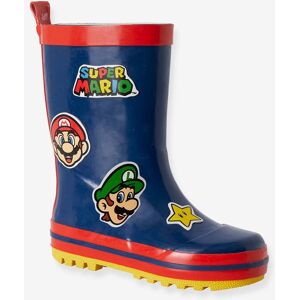 Botas de agua Super Mario® azul oscuro liso con motivos