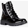 Botines J Casey Girl Q GEOX® negro oscuro liso