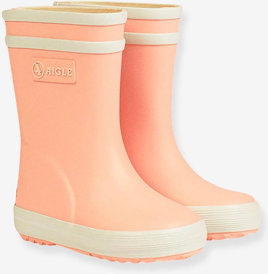 Botas de agua para bebé Baby Flac AIGLE® rosa claro liso