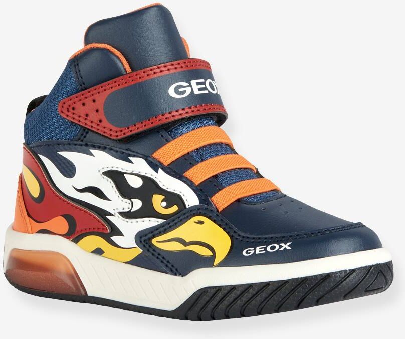 Zapatillas deportivas infantiles con luces Geox® Inek Niño naranja