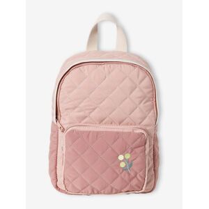 VERTBAUDET Mochila de preescolar acolchada para niña rosa rosa pálido