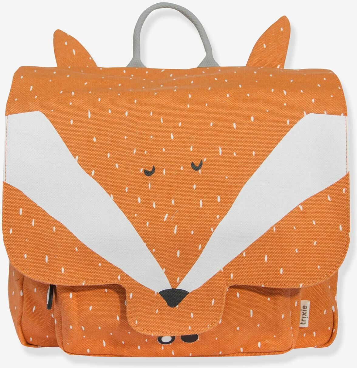 Cartera Satchel Animal TRIXIE naranja medio liso con motivos