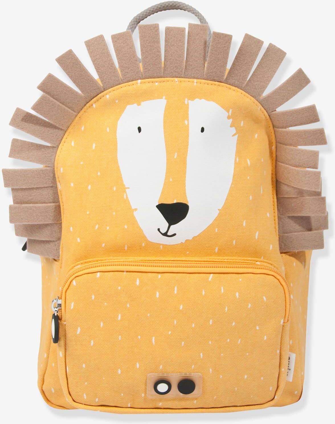 Mochila Backpack animal TRIXIE amarillo medio liso con motivo