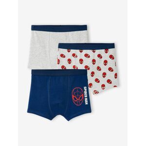 Pack de 3 boxers Marvel® Spiderman azul oscuro liso