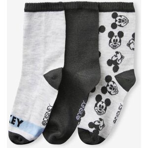 Pack de 3 pares de calcetines Disney® Mickey gris oscuro liso