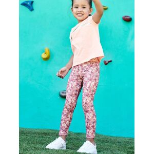 VERTBAUDET Leggings deportivos de tejido técnico y con estampado para niña arcilla