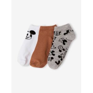 Pack Disney® Mickey de 3 pares de calcetines cortos mostaza