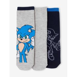 Pack de 3 pares de calcetines Sonic® para niño azul marino