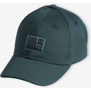 VERTBAUDET Gorra lisa con bordado delante para niño liquen