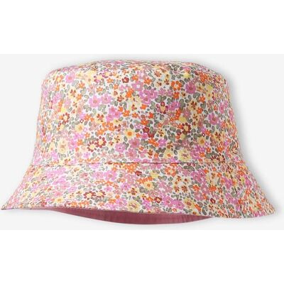 VERTBAUDET Sombrero tipo pescador reversible para niña rosa VERTBAUDET Sombrero tipo pescador reversible para niña rosa