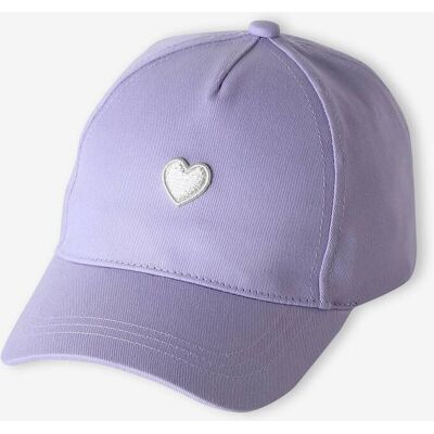 VERTBAUDET Gorra con corazón bordado para niña azul pálido VERTBAUDET Gorra con corazón bordado para niña azul pálido