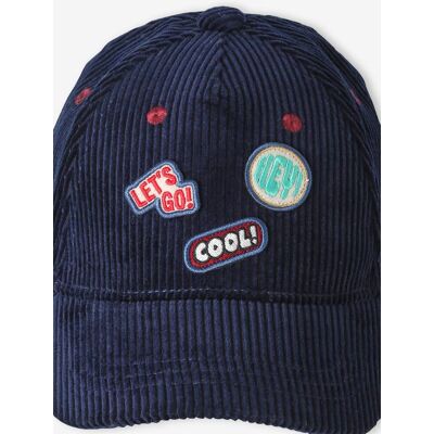VERTBAUDET Gorra de twill para niño azul marino VERTBAUDET Gorra de twill para niño azul marino