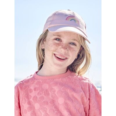 VERTBAUDET Gorra arcoíris niña rosa rosa pálido VERTBAUDET Gorra arcoíris niña rosa rosa pálido