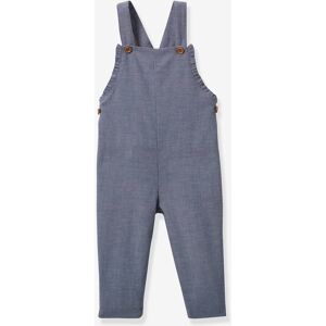 Peto de chambray para bebé CYRILLUS azul