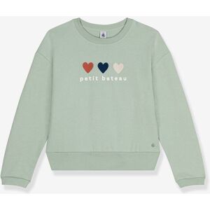 Sudadera corazón PETIT BATEAU verde