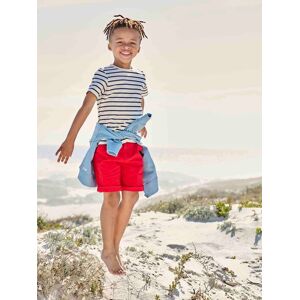 VERTBAUDET Bermudas chino para niño rojo