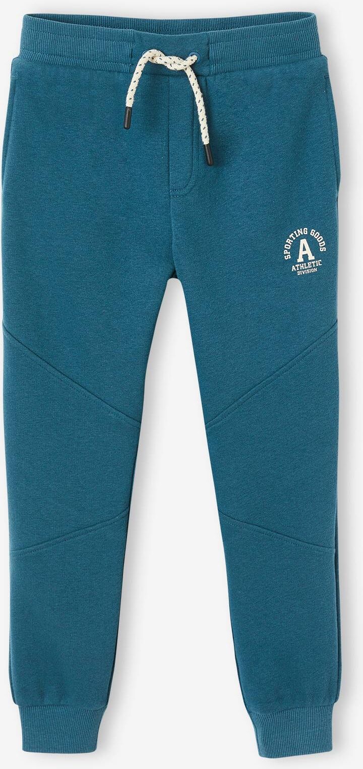 VERTBAUDET Pantalón jogging Athletic, para niño azul medio liso con motivos