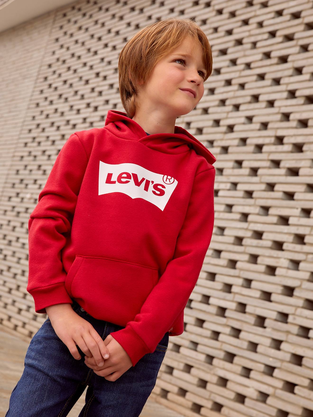 LEVIS KID'S Sudadera con capucha Levi's® rojo