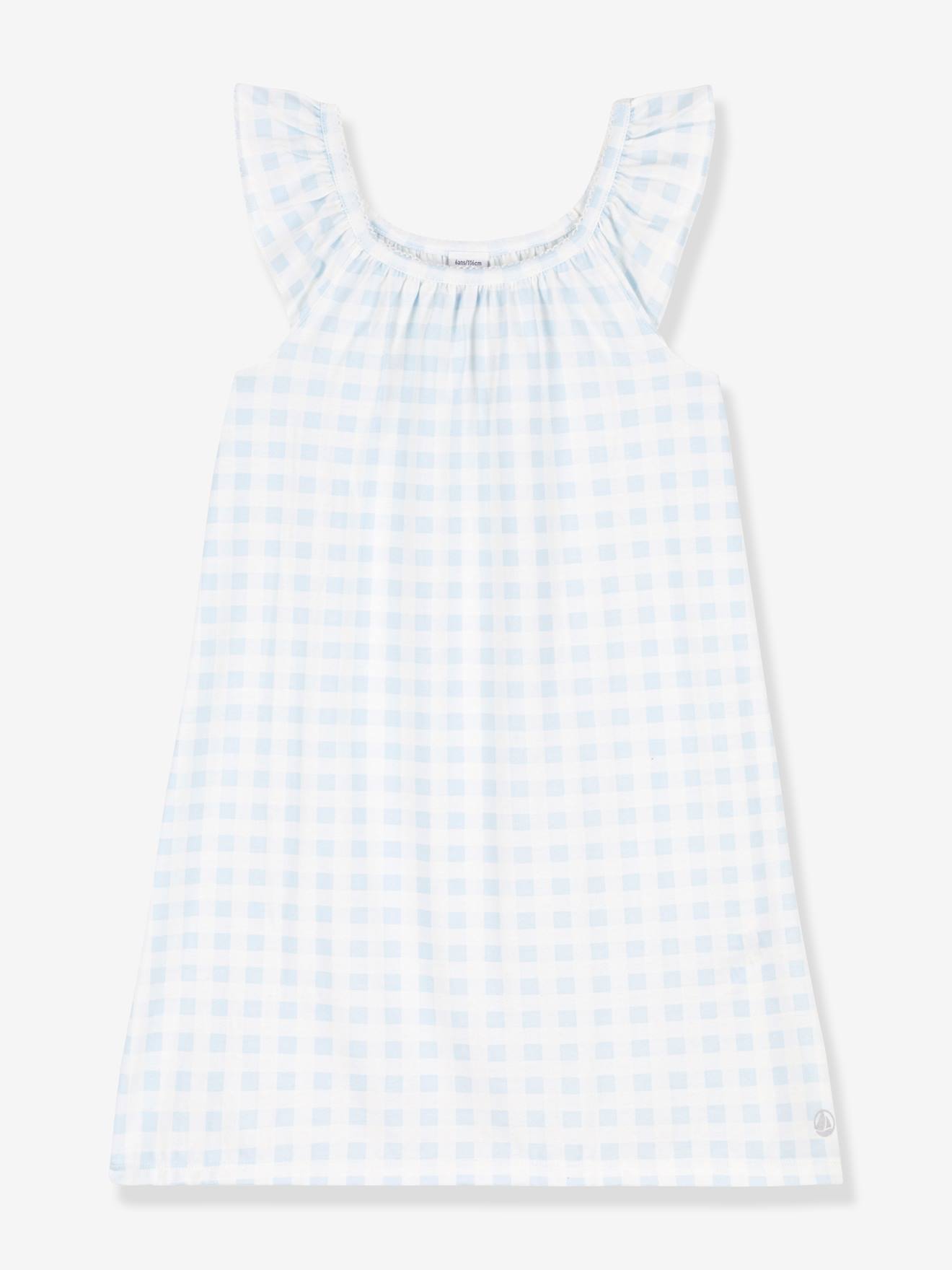 Camisón de manga corta PETIT BATEAU blanco