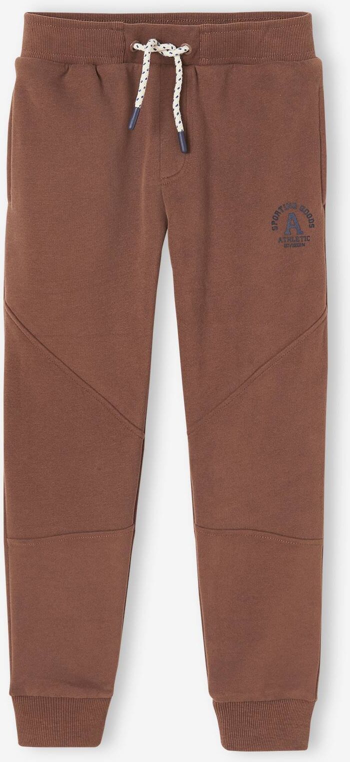 VERTBAUDET Pantalón jogging Athletic, para niño chocolate