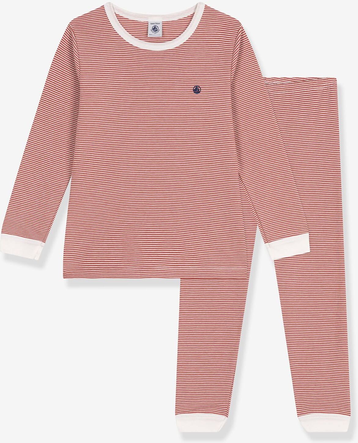 Pijama a rayas PETIT BATEAU rayas rojas