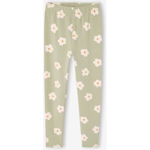 VERTBAUDET Leggings estampados para niña verde almendra VERTBAUDET Leggings estampados para niña verde almendra